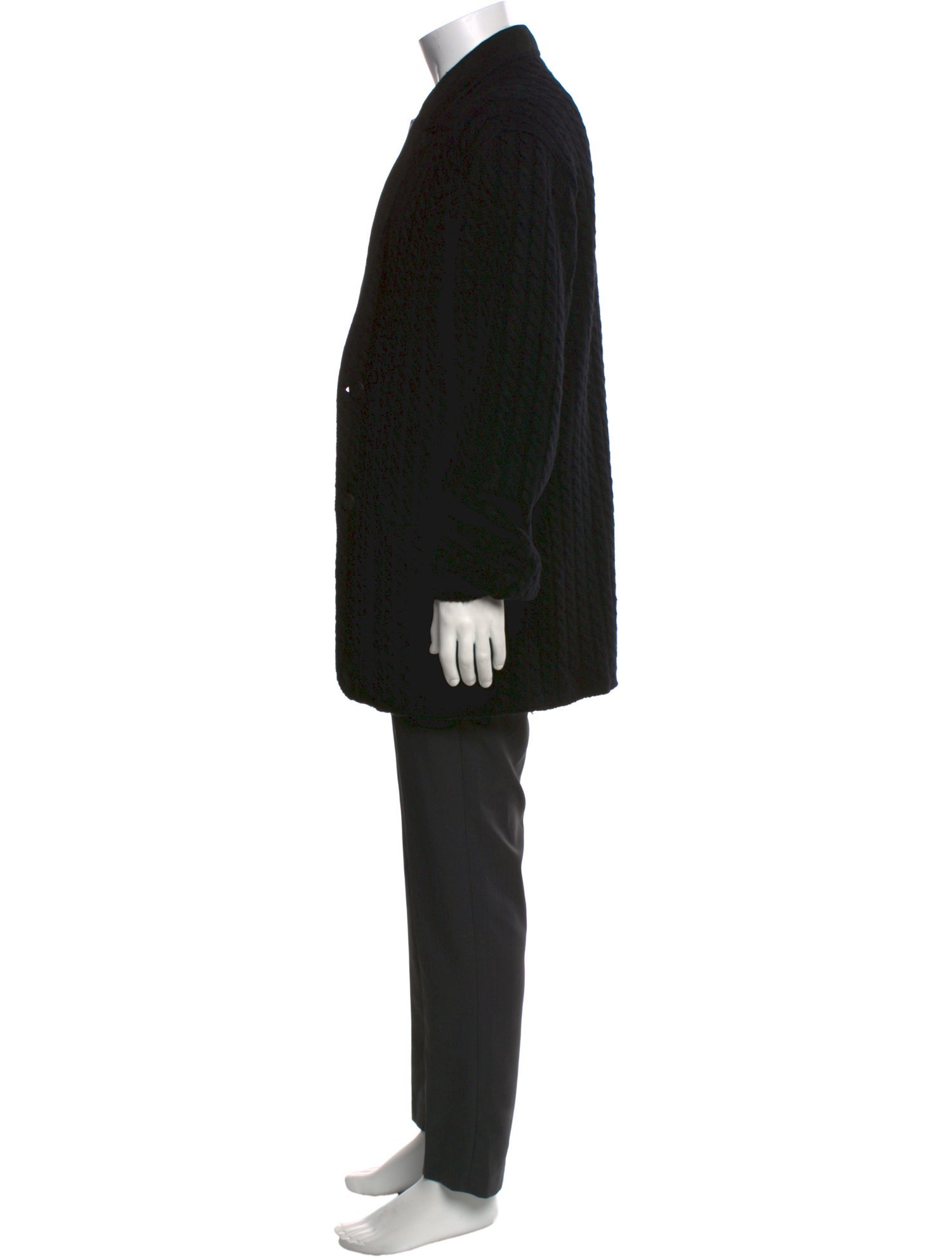 John Varvatos Cashmere Open Front Cardigan