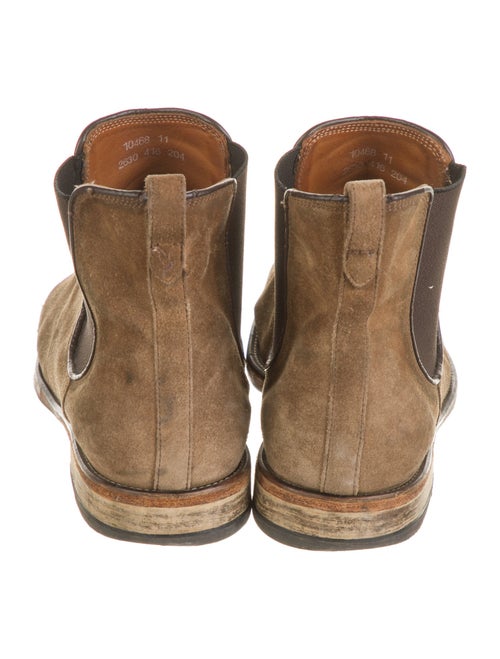 John Varvatos Suede Chelsea Boots