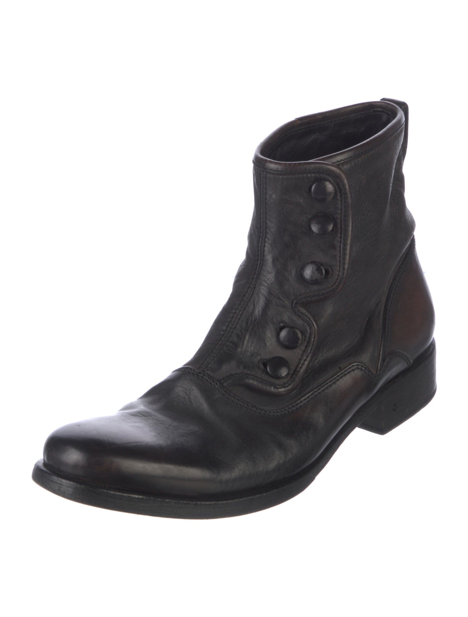 John Varvatos Leather Boots