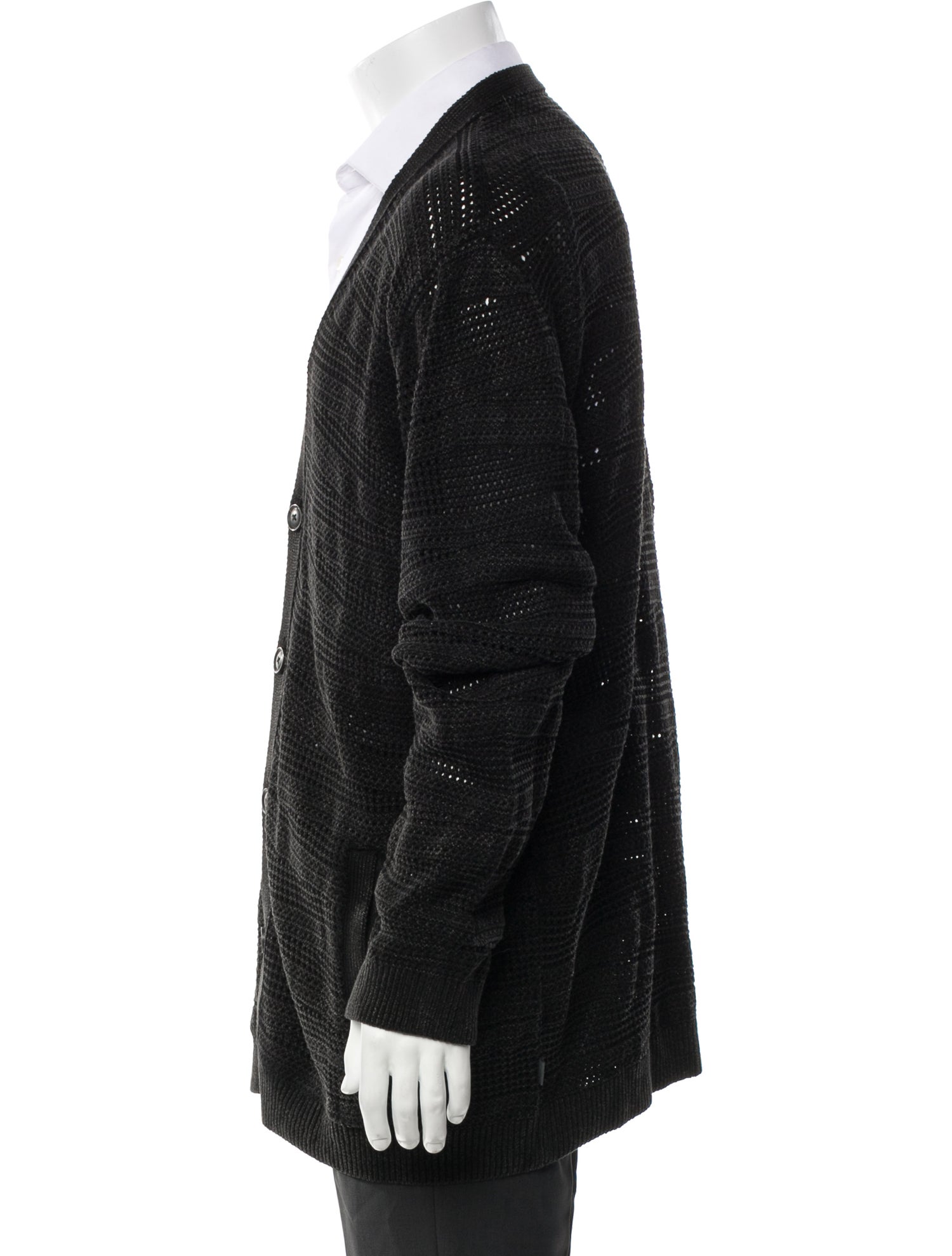 John Varvatos V-Neck Long Sleeve Cardigan