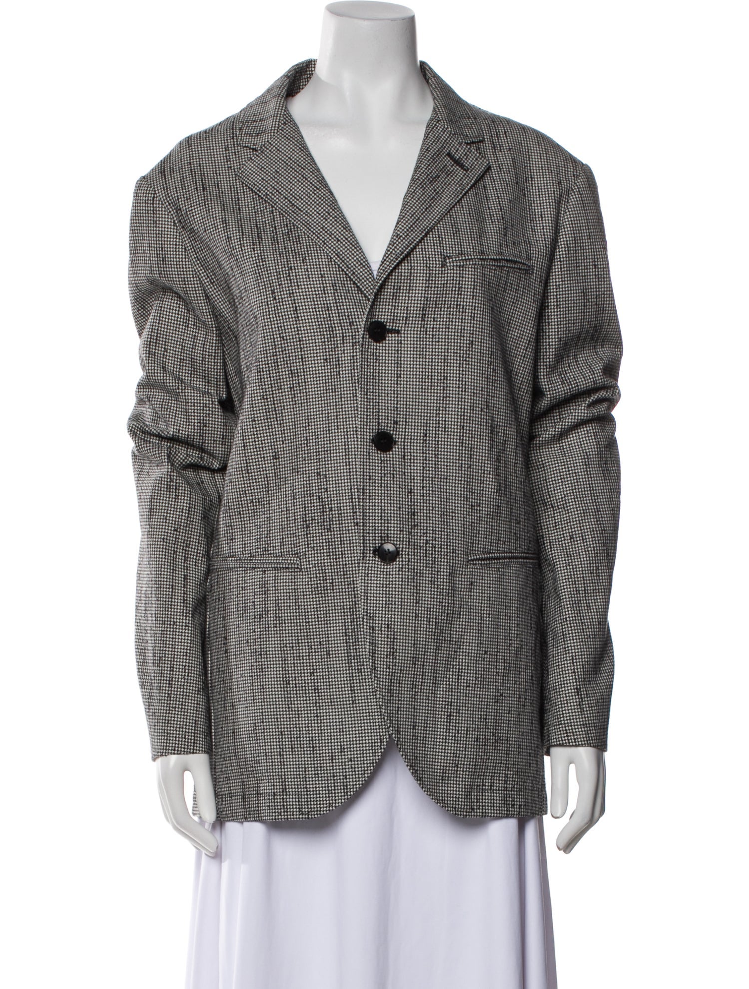 John Varvatos Houndstooth Print Blazer w/ Tags