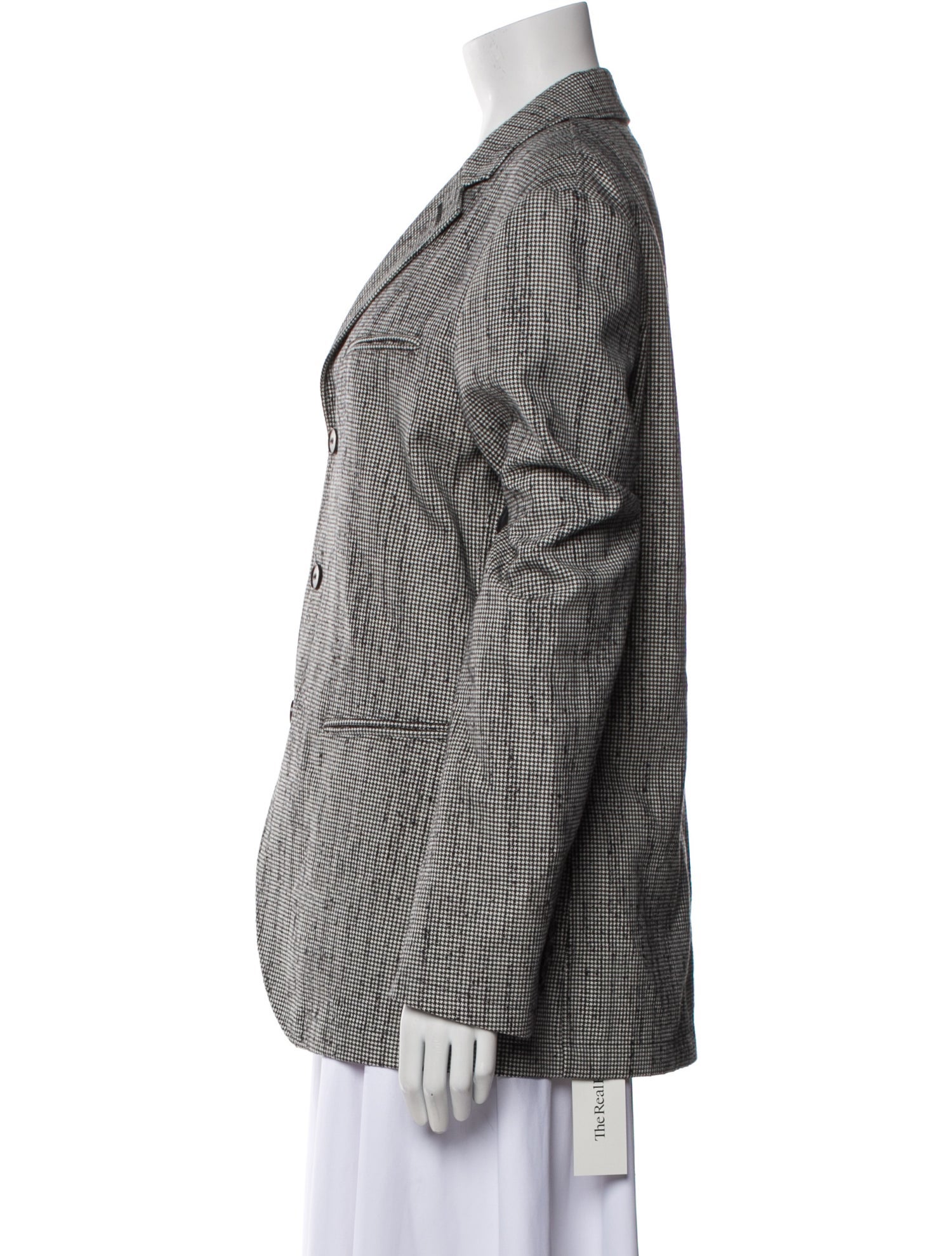 John Varvatos Houndstooth Print Blazer w/ Tags