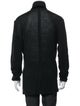 John Varvatos Linen Mock Neck Cardigan