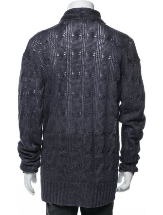 John Varvatos Linen V-Neck Cardigan