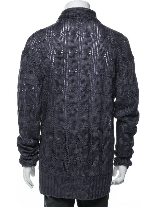 John Varvatos Linen V-Neck Cardigan