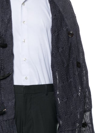 John Varvatos Linen V-Neck Cardigan