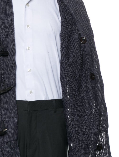 John Varvatos Linen V-Neck Cardigan