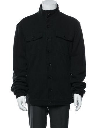 John Varvatos Turtleneck Long Sleeve Cardigan