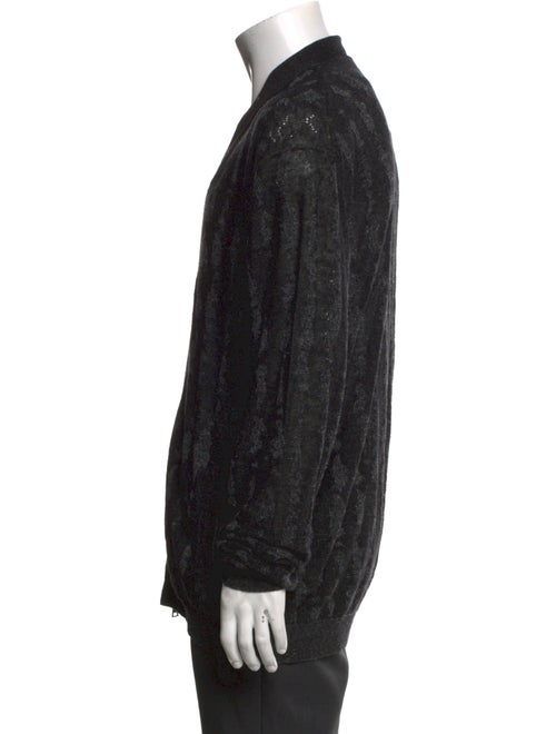 John Varvatos Linen Printed Cardigan