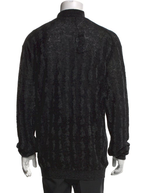 John Varvatos Linen Printed Cardigan