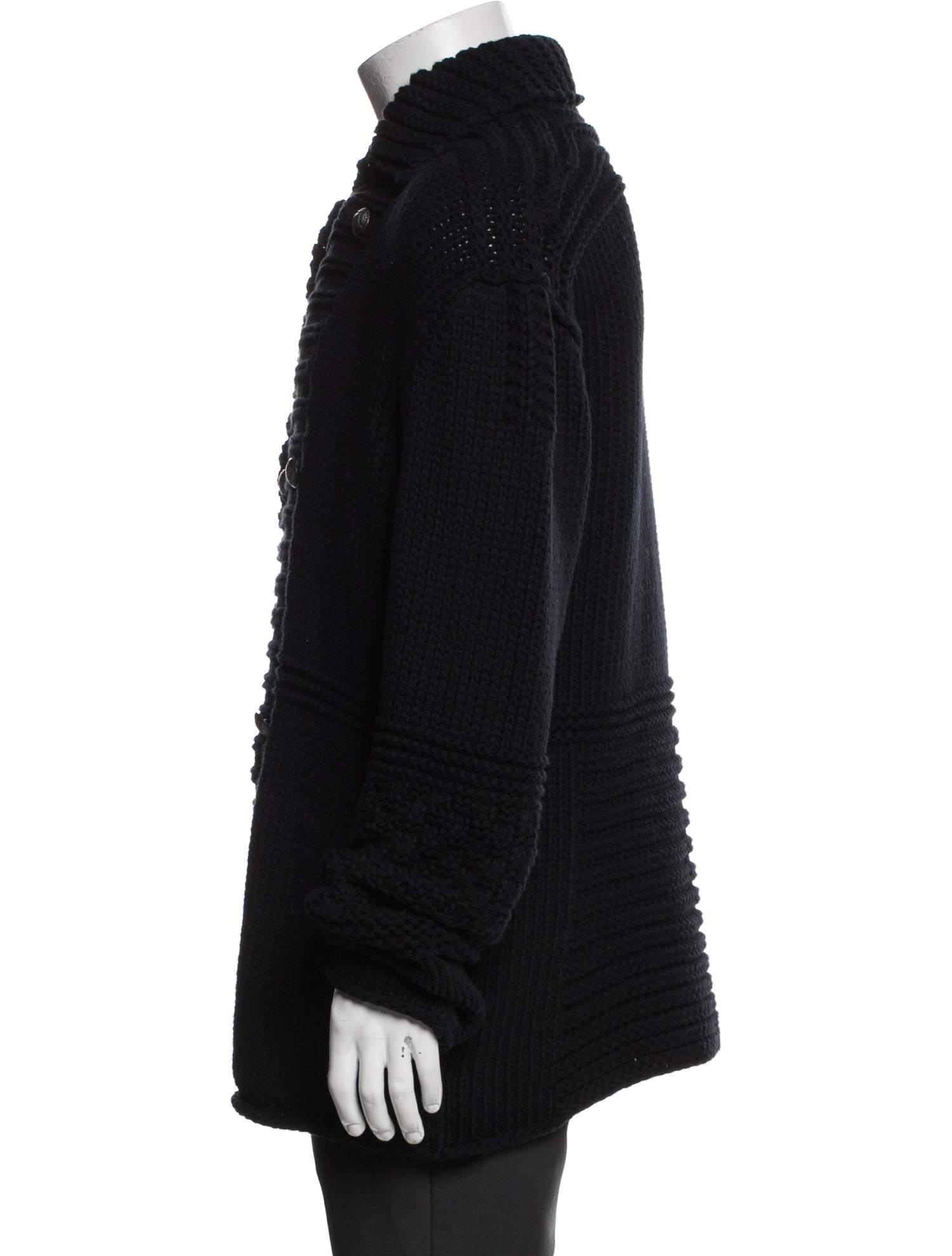 John Varvatos Collar Long Sleeve Cardigan