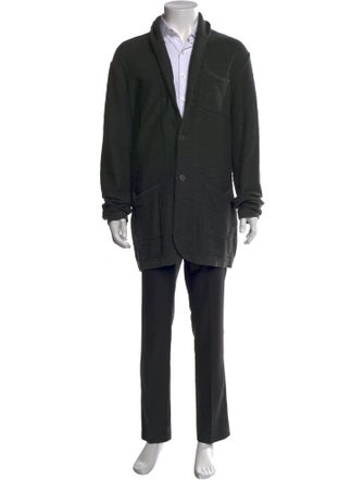 John Varvatos Open Front Long Sleeve Cardigan