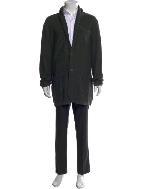 John Varvatos Open Front Long Sleeve Cardigan