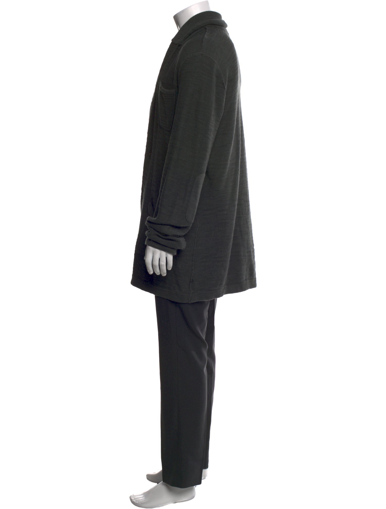 John Varvatos Open Front Long Sleeve Cardigan