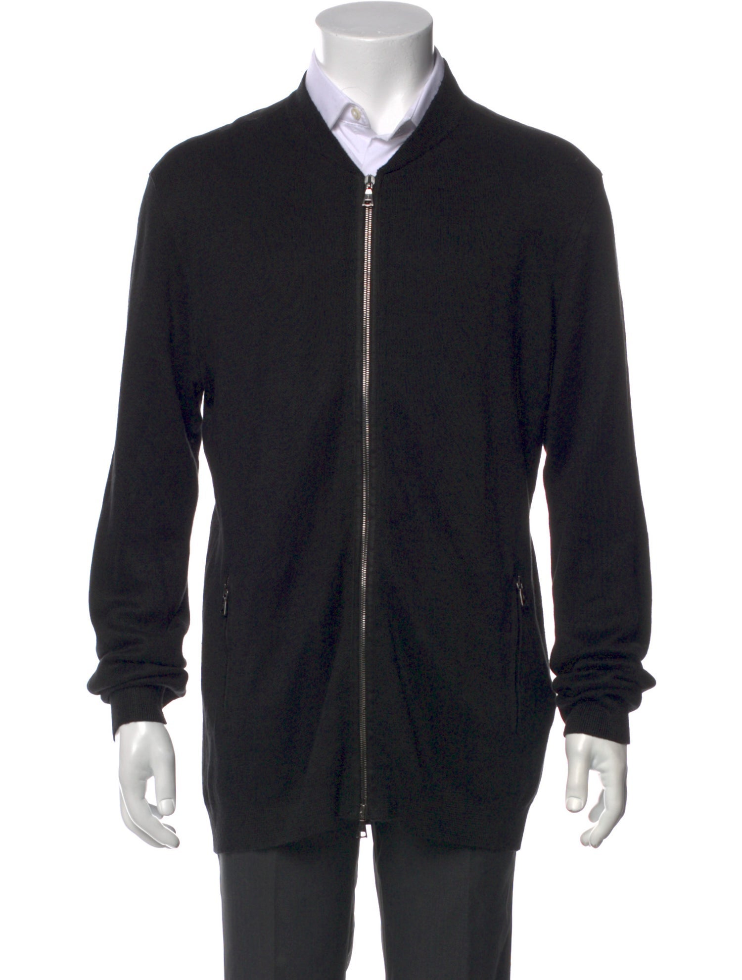 John Varvatos Linen V-Neck Cardigan