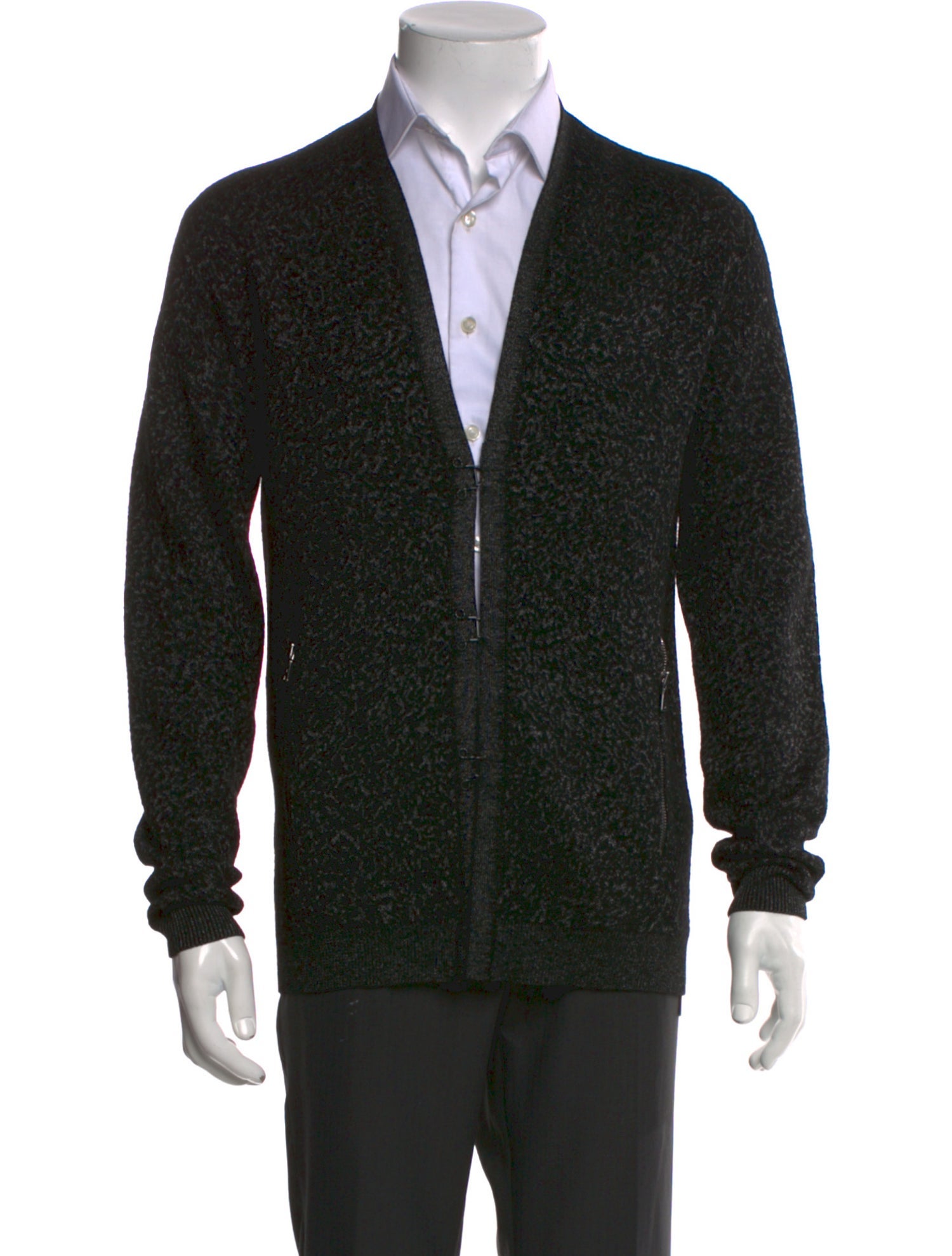 John Varvatos V-Neck Long Sleeve Cardigan