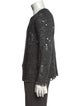 John Varvatos Crew Neck Long Sleeve Cardigan