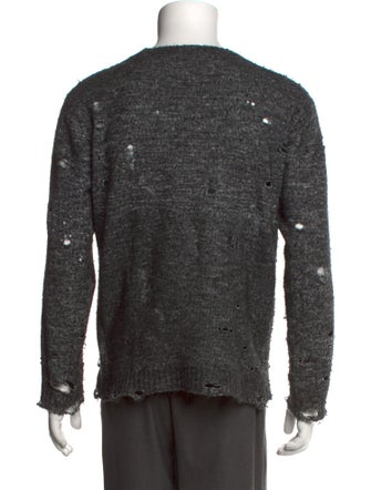 John Varvatos Crew Neck Long Sleeve Cardigan