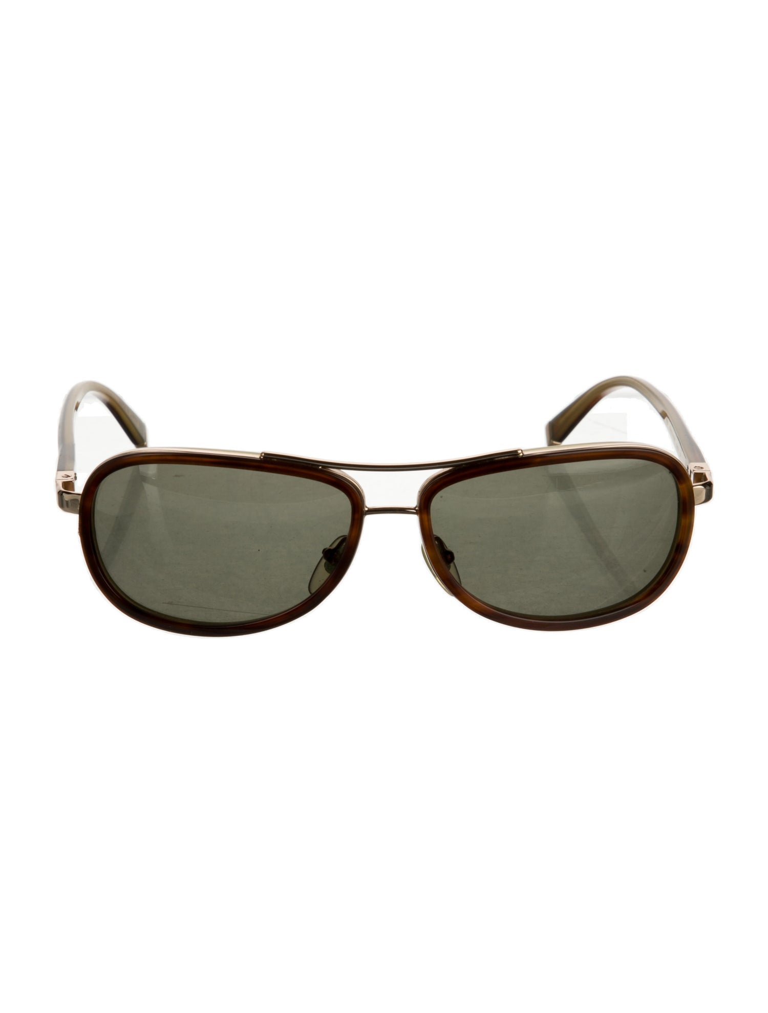 John Varvatos Aviator Tinted Sunglasses