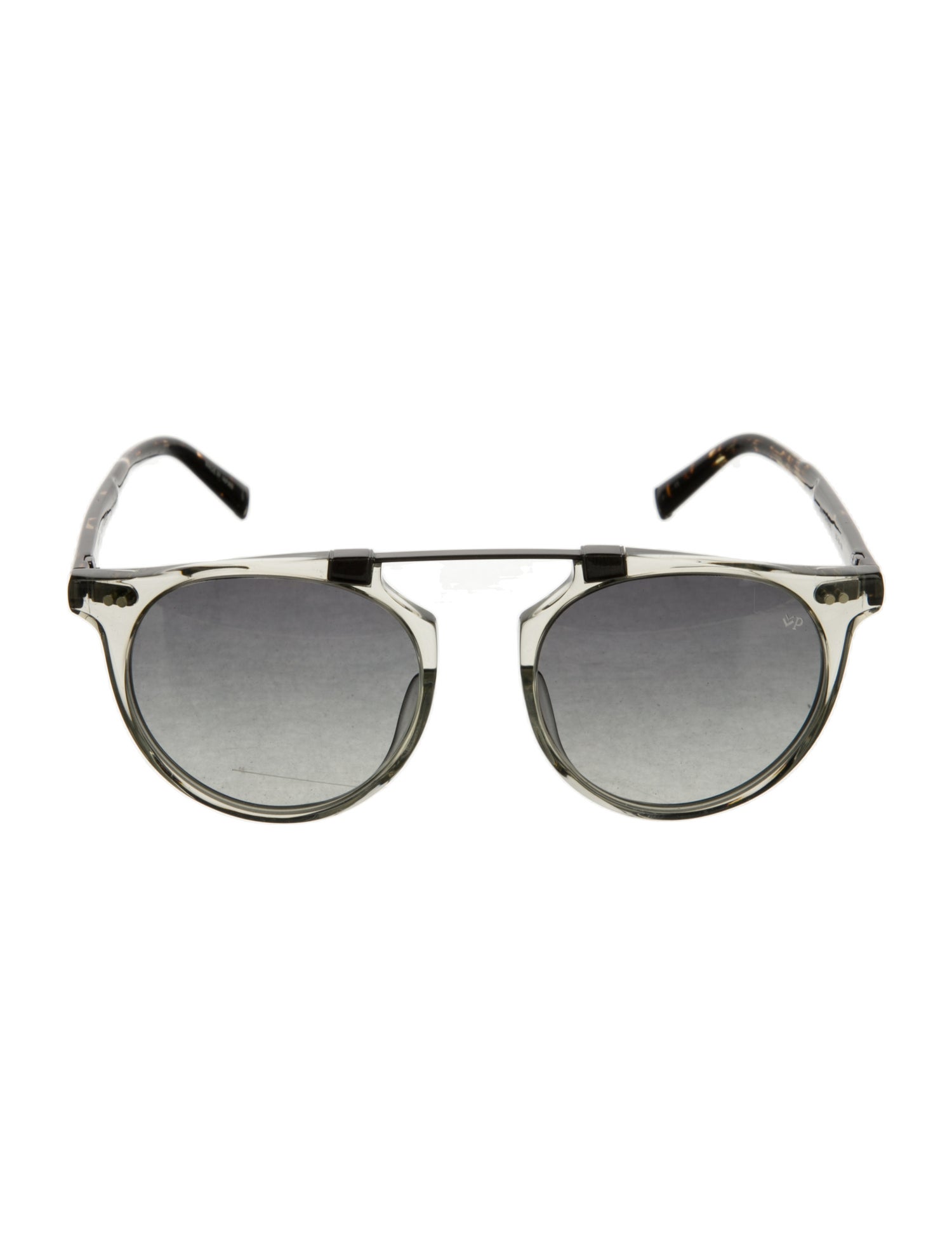 John Varvatos Aviator Tinted Sunglasses