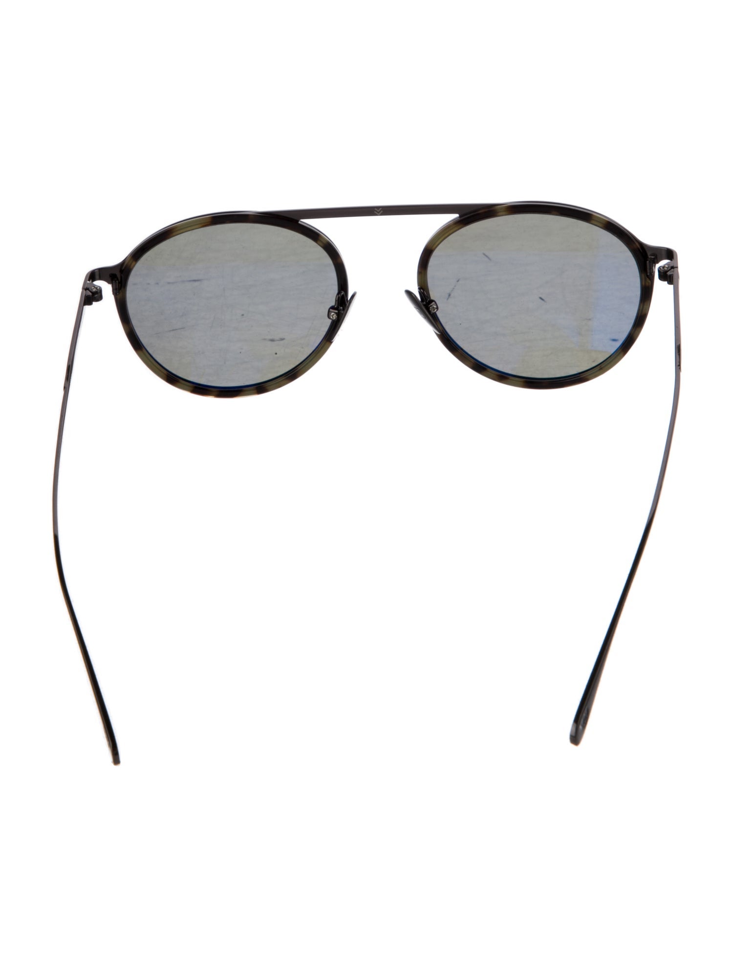 John Varvatos Round Tinted Sunglasses