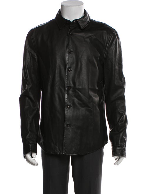 John Varvatos Lambskin Moto Jacket