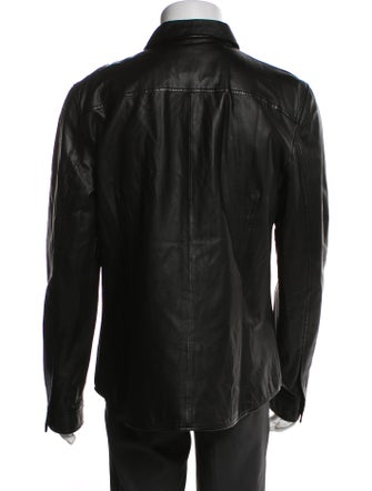 John Varvatos Lambskin Moto Jacket