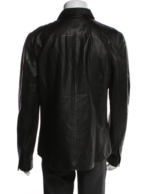 John Varvatos Lambskin Moto Jacket