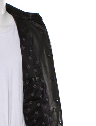 John Varvatos Lambskin Moto Jacket