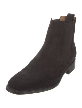 John Varvatos Suede Chelsea Boots