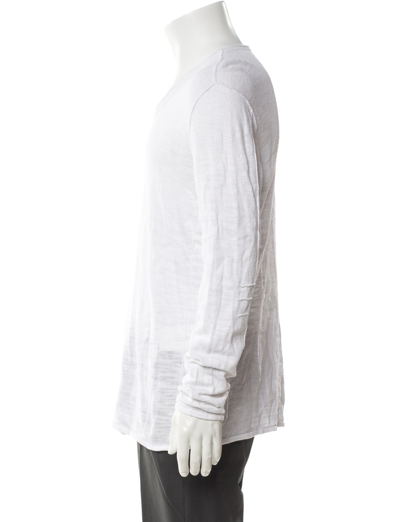 John Varvatos V-Neck Long Sleeve Pullover