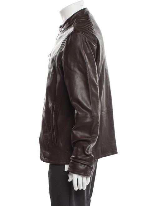 John Varvatos Leather Moto Jacket