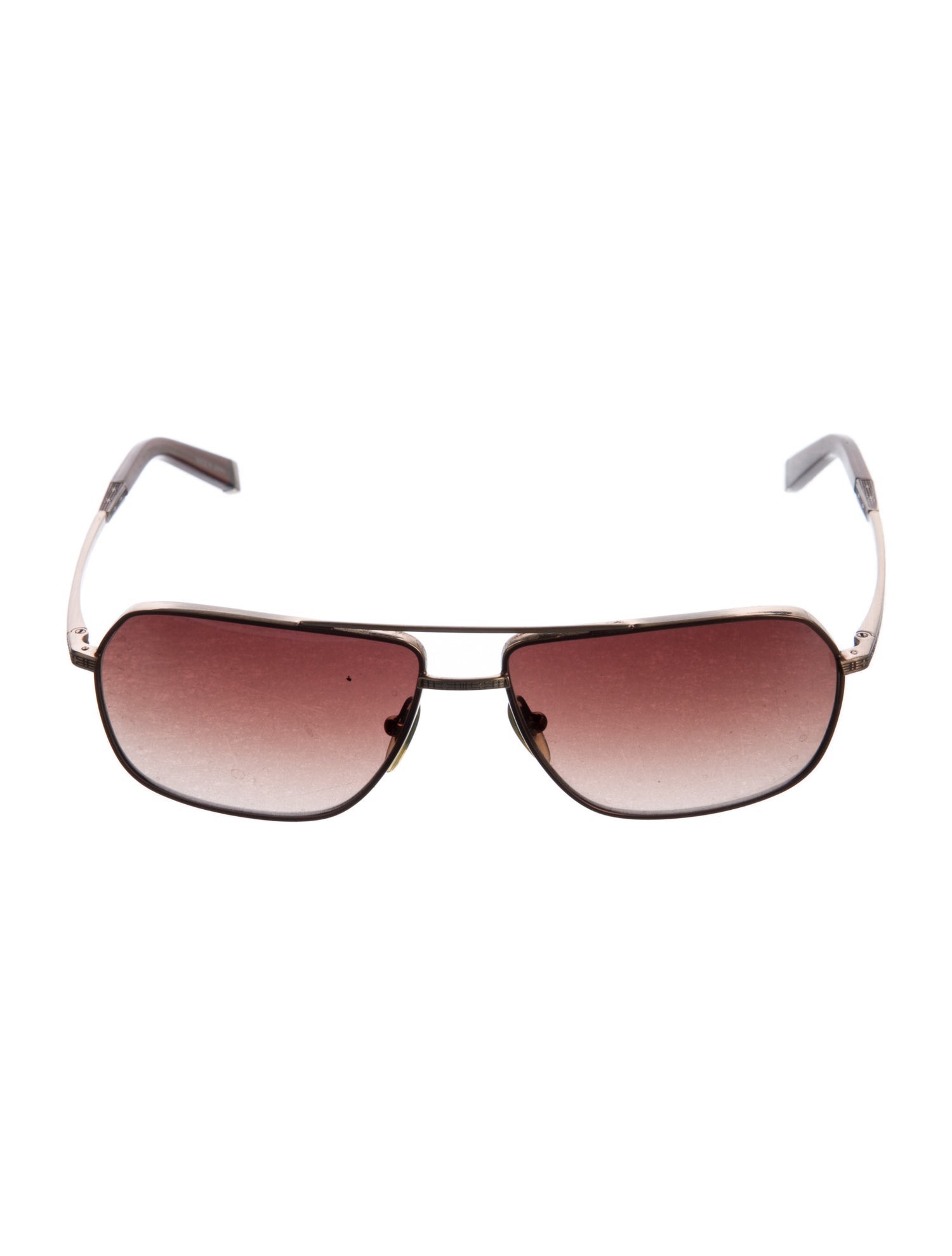 John Varvatos Aviator Gradient Sunglasses