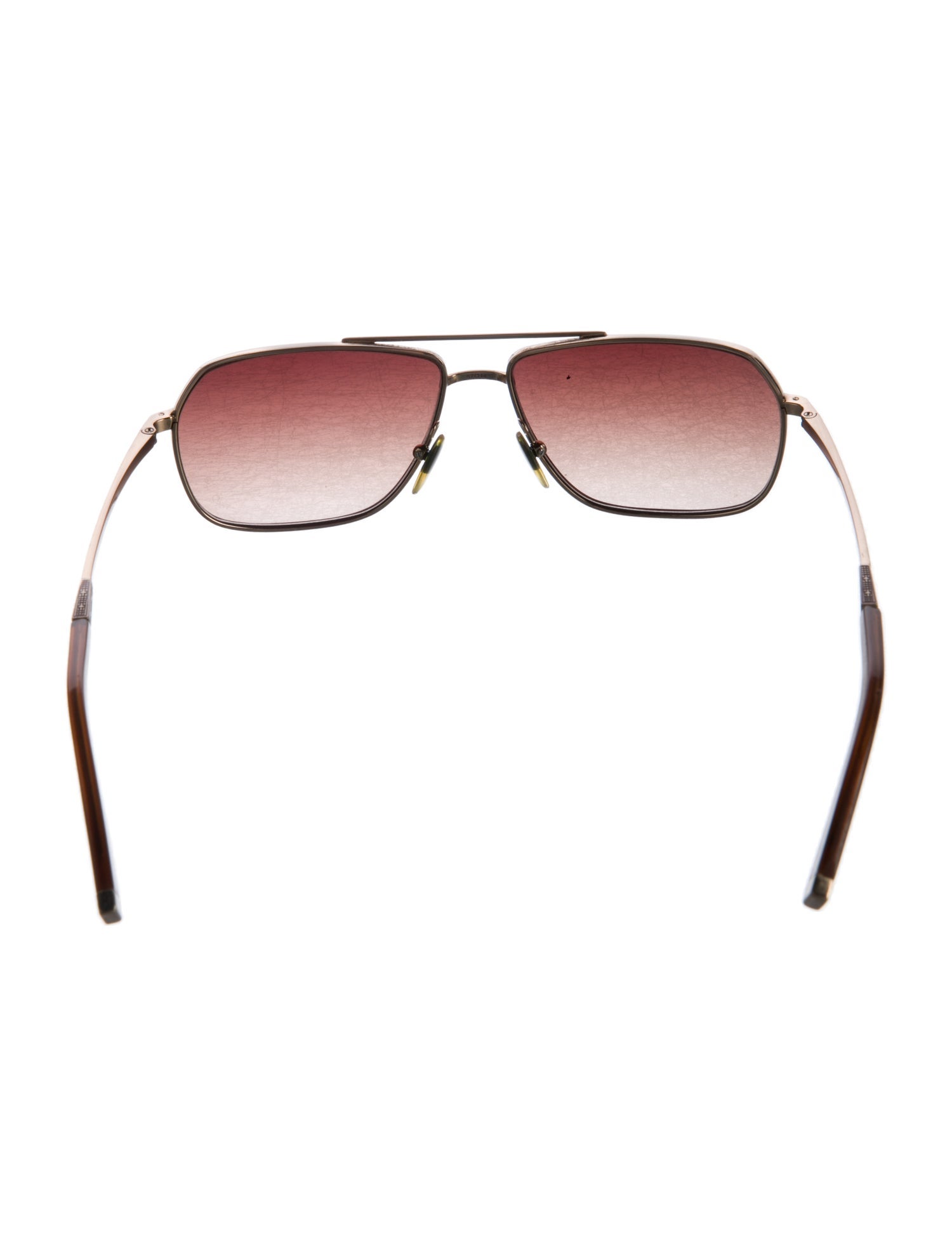 John Varvatos Aviator Gradient Sunglasses