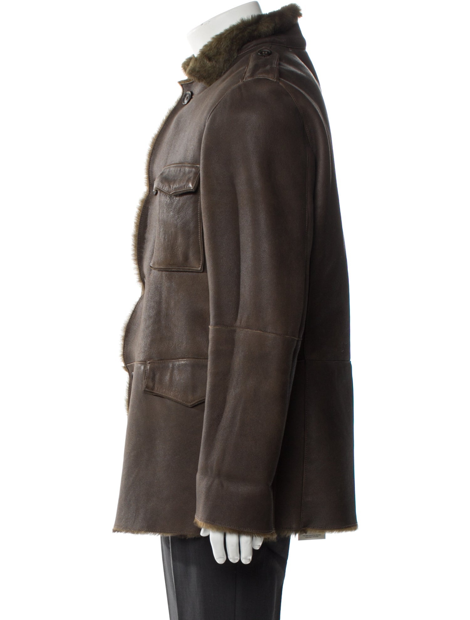 John Varvatos Lambskin Utility Jacket