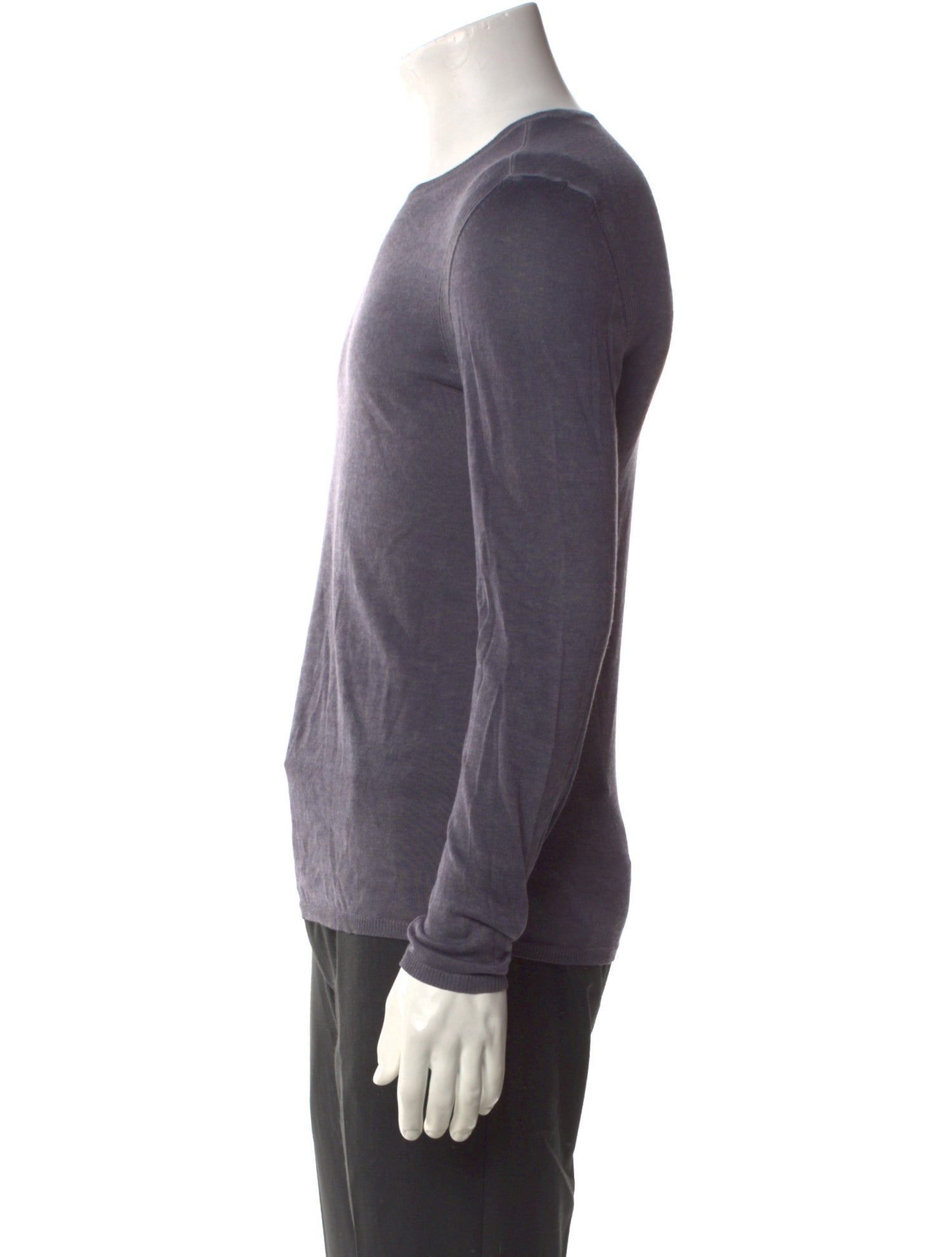 John Varvatos Silk Crew Neck Pullover