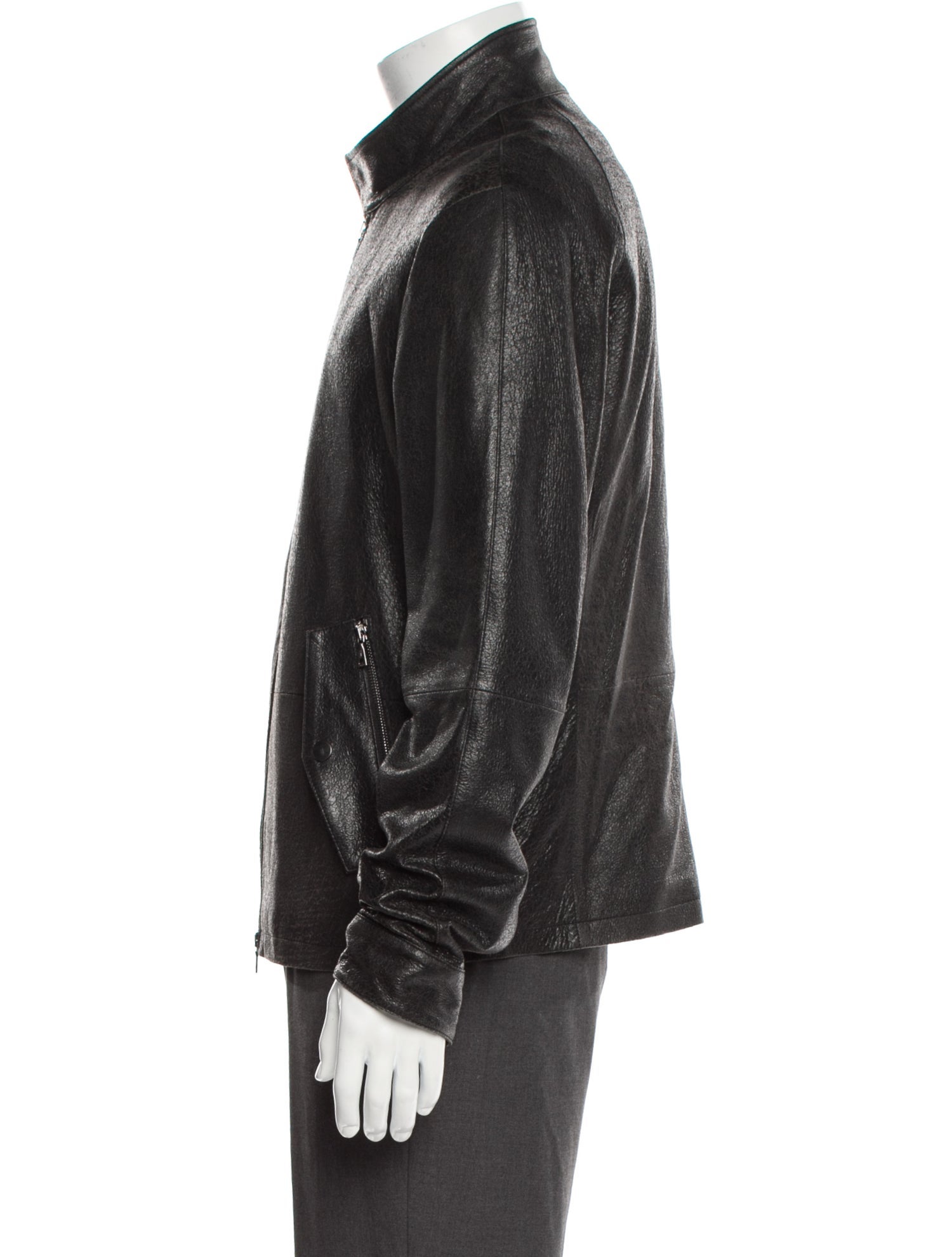 John Varvatos 2022 Lambskin Moto Jacket