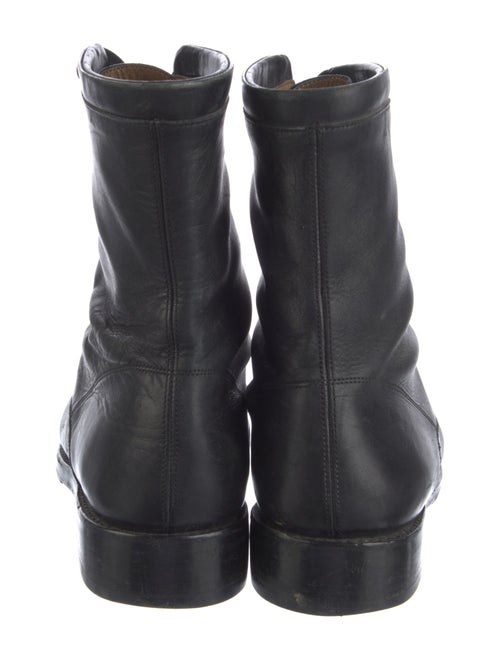 John Varvatos Leather Lace-Up Boots