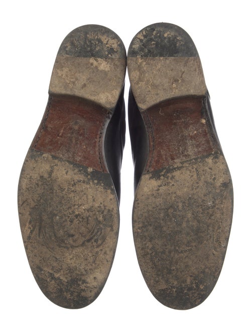 John Varvatos Leather Lace-Up Boots