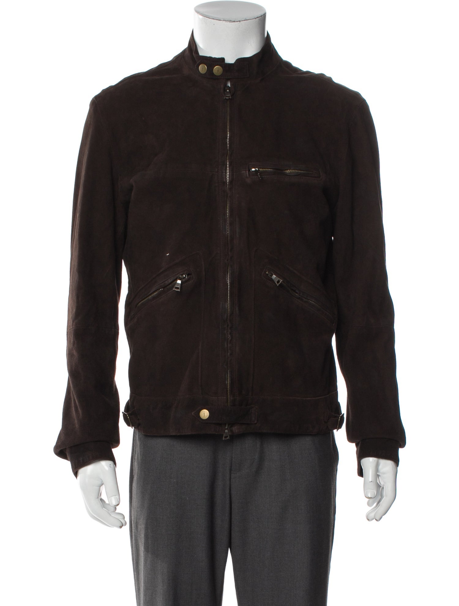 John Varvatos Silk Moto Jacket