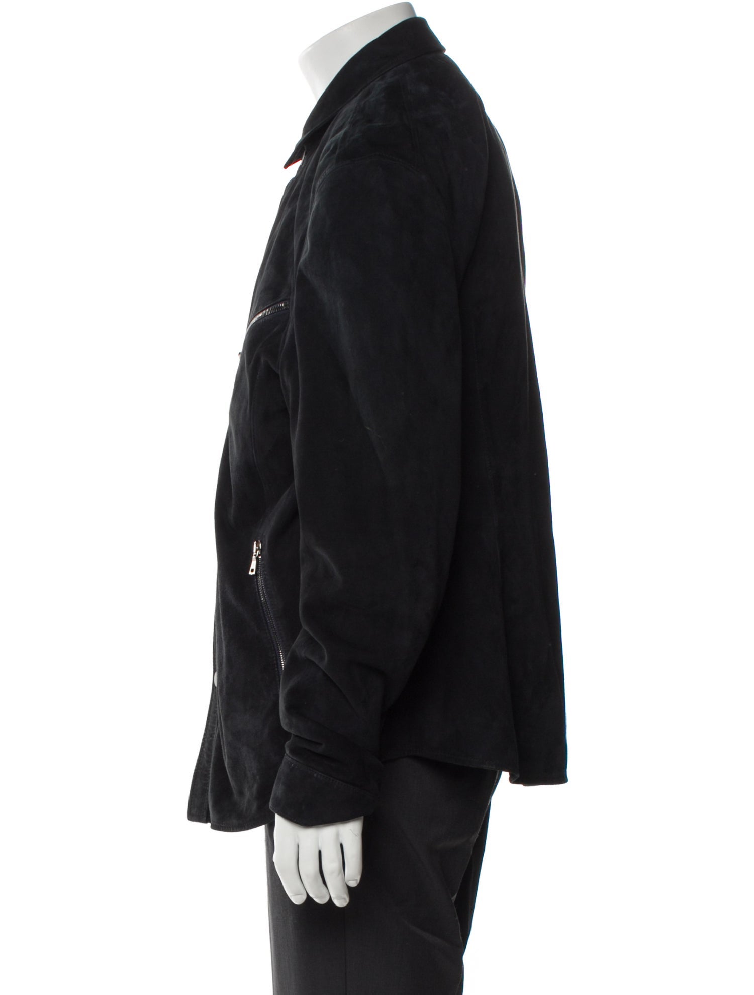 John Varvatos Suede Utility Jacket