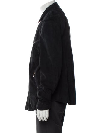 John Varvatos Suede Utility Jacket