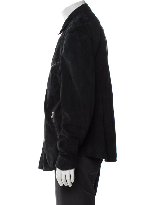 John Varvatos Suede Utility Jacket