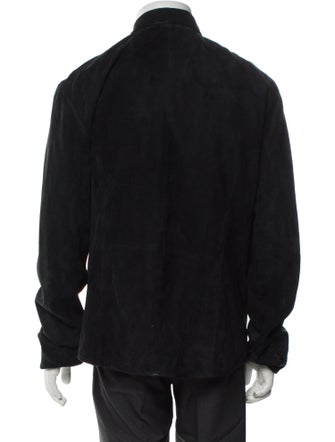John Varvatos Suede Utility Jacket