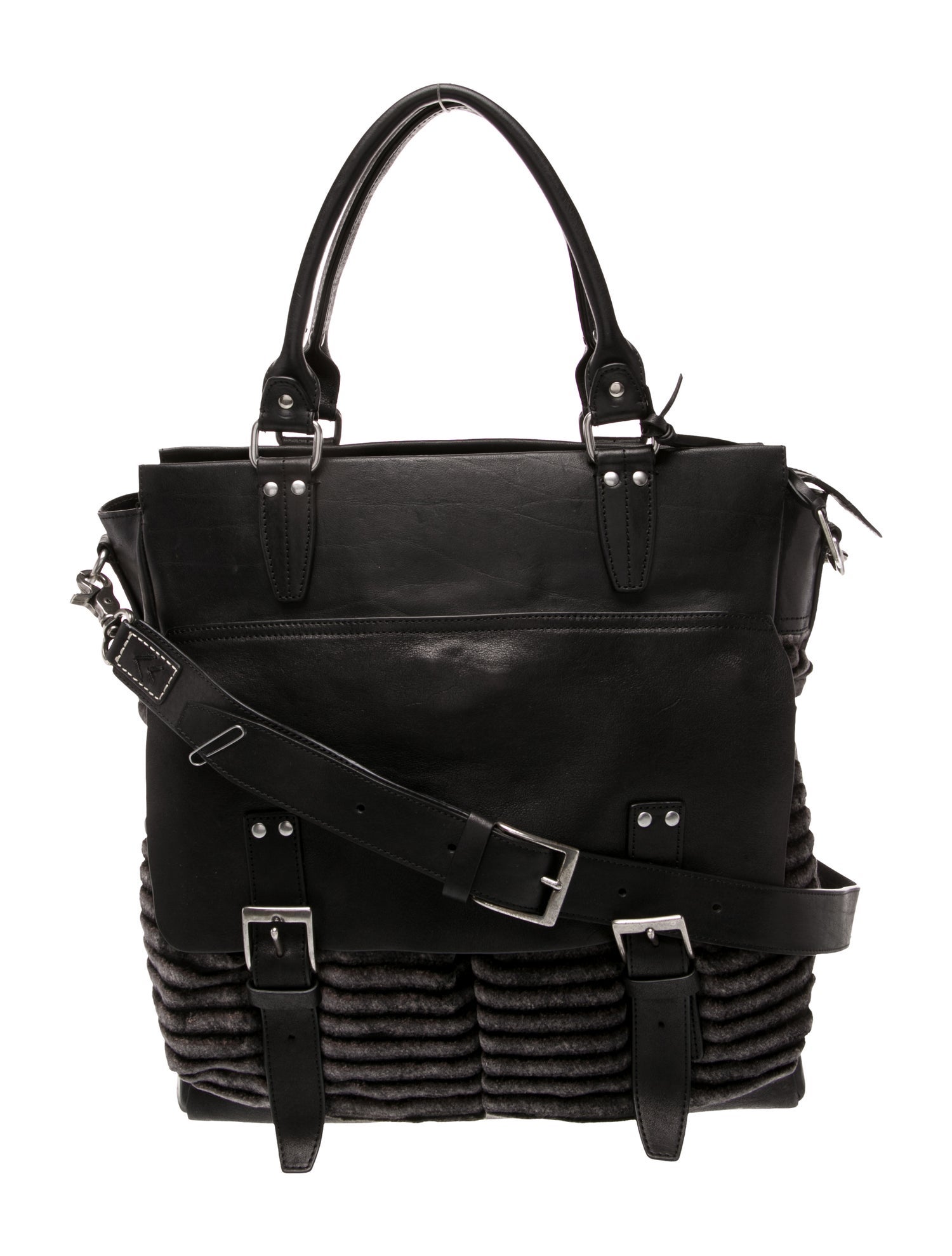 John Varvatos Wool Messenger Bag