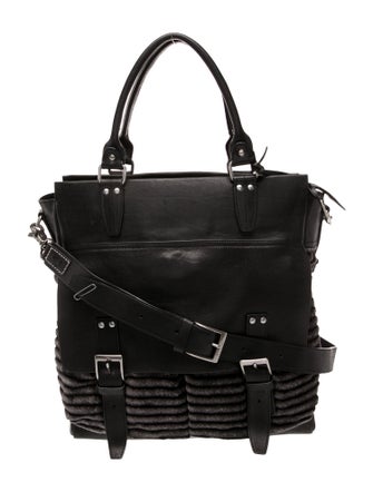 John Varvatos Wool Messenger Bag