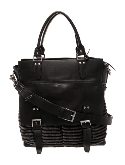 John Varvatos Wool Messenger Bag