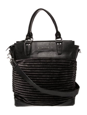 John Varvatos Wool Messenger Bag