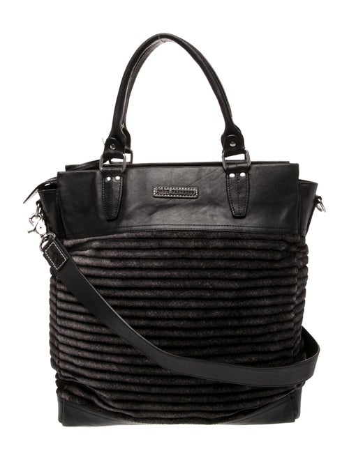 John Varvatos Wool Messenger Bag