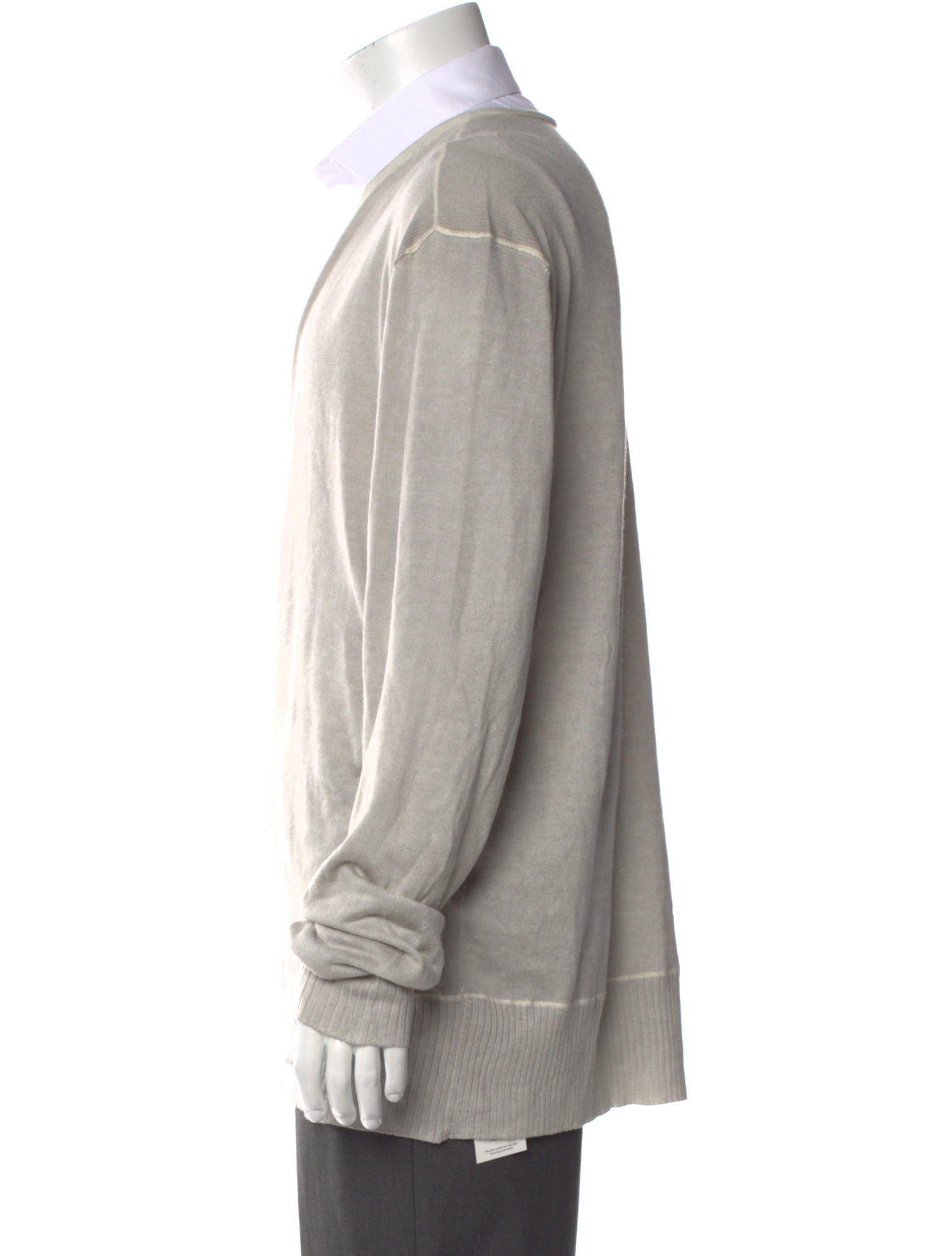 John Varvatos Silk V-Neck Pullover